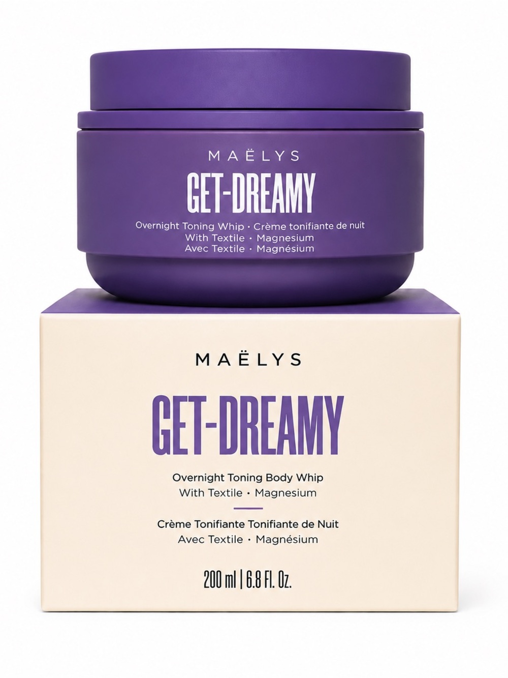 Get-Dreamy Overnight Toning Body Whip Milk Thistle magnesium Tightening NIB